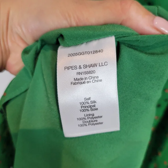 Veronica Beard green floral midi dress